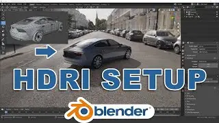 Blender 2.83 How To Setup an HDRI Environment Background || Blender Tutorial