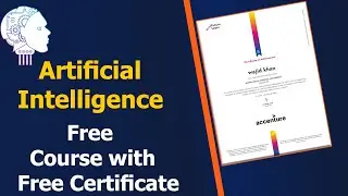 Artificial Intelligence Free Course With Certificate | Artificial Intelligence Free Certificate 2020