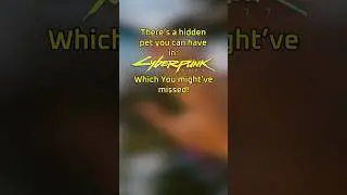 HIDDEN pet in Cyberpunk 2077! (2.2 Update) 