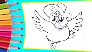 РАСКРАСКИ! Раскрашиваем картинки для детей из мультфильмов Винни Пух, Сова