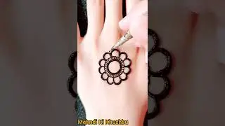 Flower tikki mehndi design ❤️ | Eid mehndi design | 