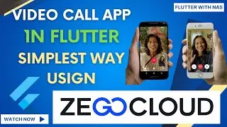Make A Calling App In Flutter With Zegocloud In Just A Few Lines Of Code!