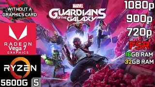 Marvels Guardians of the Galaxy - Ryzen 5 5600G Vega 7 & 16GB RAM - 32GB RAM