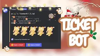 How To Setup Aesthetic Ticket Bot | In-depth Guide | Free Layout and Decor