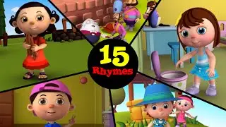 Periwinkle Nursery Rhymes Part 1 | 15 Popular Rhymes Compilation | Humpty Dumpty and More