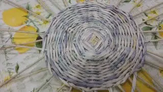 Деревенский метод плетения кашпо.Урок 2.