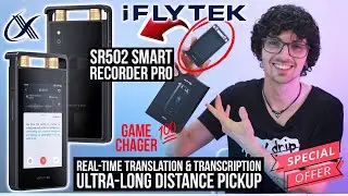 2024's Best Smart Recorder! iFLYTEK SR502 Review & Test (Real-Time Translation & Transcription)