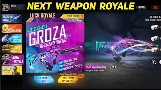 Next WEAPON ROYALE in Free Fire | New GROZA Gunskin Ability 