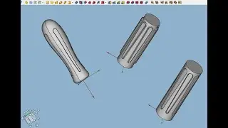 FreeCAD.#24. Круговой массив на цилиндре. Верстаки 