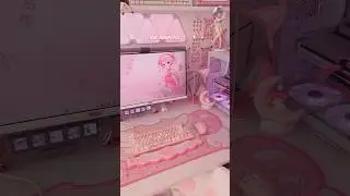 Cozy time🌸🩷 #gaming #aesthetic #unboxing #setup #pc #asmr #kawaii #pink