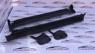 Подножки (пороги) Toyota Land Cruiser Prado 150 Cтиль GX чёрный