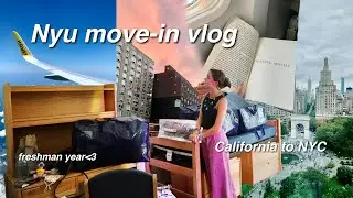 COLLEGE MOVE-IN DAY! ☆ (freshman @ new york university 2021)