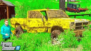 TRUCK HIDDEN ABANDONED IN FOREST (EXPLORATION FIND) | CAN WE MAKE MILLIONS? FARMING SIMULATOR 22