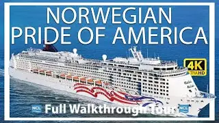 NCL Pride of America | Full Walkthrough Cruise Ship Tour | Ultra HD | Norwegian Cruise Line