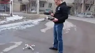 Квадрокоптер с нуля. Тестирование на местности.