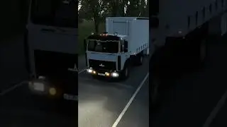 ЯМЗ СИЛА ОБГОН ПО ВСТРЕЧНОЙ И ДТП ETS 2