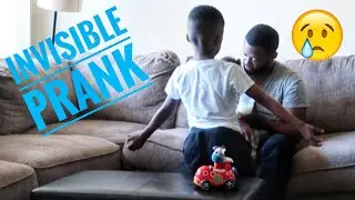 Invisible Prank On 5 Year Old (HE CRIED)