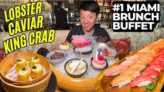 🦞$199 Luxury ALL YOU CAN EAT Lobster, Sushi & Dim Sum Japanese BRUNCH BUFFET in Miami 🍣
