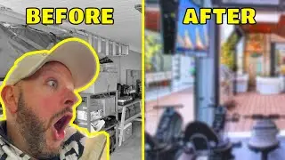 Wife Builds Him His Dream Man Cave!