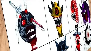 Drawing Incredibox Sprunki Phase 7 | BEHIND THE SMILES ( #incredibox #sprunki )
