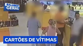 Falsa auditora e seu marido fazem compras com cartões de vítimas de seus golpes