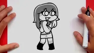 How to Draw Sky from Friday Night Funkin' Mods