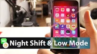 iPhone - Enable Night Shift & Low Power Mode at same time on iOS 9.3.1 / 9.3.x