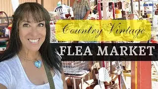 Country Vintage Flea Market Packed With Eclectic, Cottagecore, MCM Decor - Filled My Car!