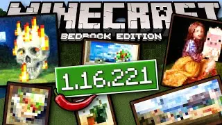 Minecraft Bedrock Update ✅1.16.221 ✅ PAINTINGS + PS4 🐛fixes!⚒️ ChangeLog -PS4,MCPE,Xbox,Windows