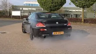 BMW M6 V10 - CRAZY BURNOUTS, ACCELERATIONS & EPIC V10 SOUNDS!