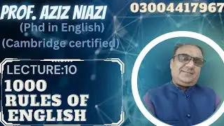 Very useful lectures of English for the students of CSS,PMS,PPSC,FPSC, Spoken English, Entry test.