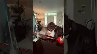 Just working on a duet, no idea how she got the right notes… 