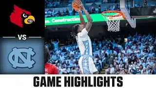 Louisville vs. North Carolina Game Highlights | 2023-24 ACC Men’s Basketball