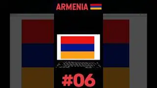 Armenia flag 🇦🇲 drawing using python Turtle | 