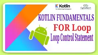 Kotlin Tutorial For Beginners - Kotlin For Loop | Kotlin Tutorial In Hindi | Kotlin For Android
