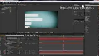 Прыгающий переход в титрах в After Effects