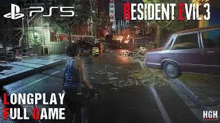 Resident Evil 3 Remake ( PS5 ) | Full Game Movie | Walkthrough Gameplay No Commentary