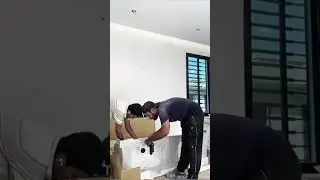 Basin and faucet installation | plumbing work in house