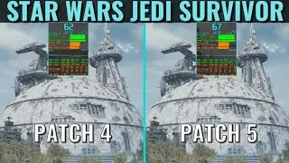 Star Wars Jedi Survivor - Patch 5 - RTX 3070 - Ryzen 5 3600 - Benchmark - 1440p