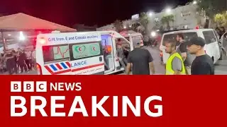 Israel: Hundreds killed in air strike on Gaza hospital, Palestinian officials say - BBC News