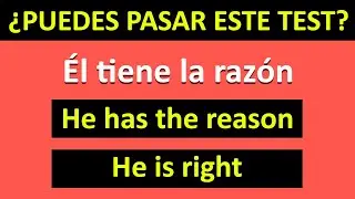 ¿CUANTO INGLÉS PUEDES ENTENDER 🤔? | ¡Pon a prueba tu inglés con este TEST 📊!