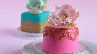 How To Make Mini Fondant Cakes- Rosie's Dessert Spot