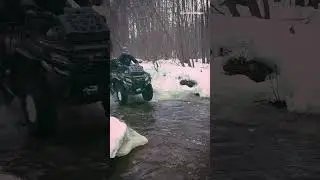 Открываем водный сезон на квадроциклах  #atv #квадроциклы