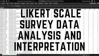 The best ways to analyse Likert scale questionnaire and interpret the results