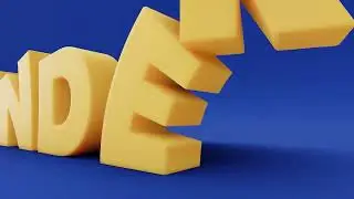 Blender - Animación Estilizada de Texto 3D en Blender (Actualizado).