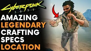 Cyberpunk 2077 - AMAZING LEGENDARY CRAFTING SPECS! (Location & Guide)