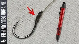 ✅ HOW TO TIE A HOOK WITH A BALLPOINT PEN - SIMPLE AND SUPER SECURE! + HOW TO TIE A MICRO HOOK.