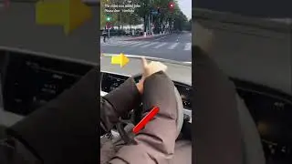 The correct way to turn the steering wheel 