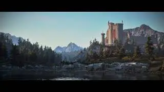 Cinematic Student Project - Meadow Forest  | Online Course «Digital Art on Unreal Engine 5.4»