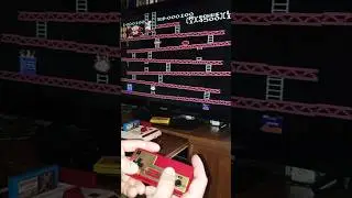 Лестница под землю в Donkey Kong #shorts #dendy #денди #sega #nes #игры #glitch #retrogaming #сега